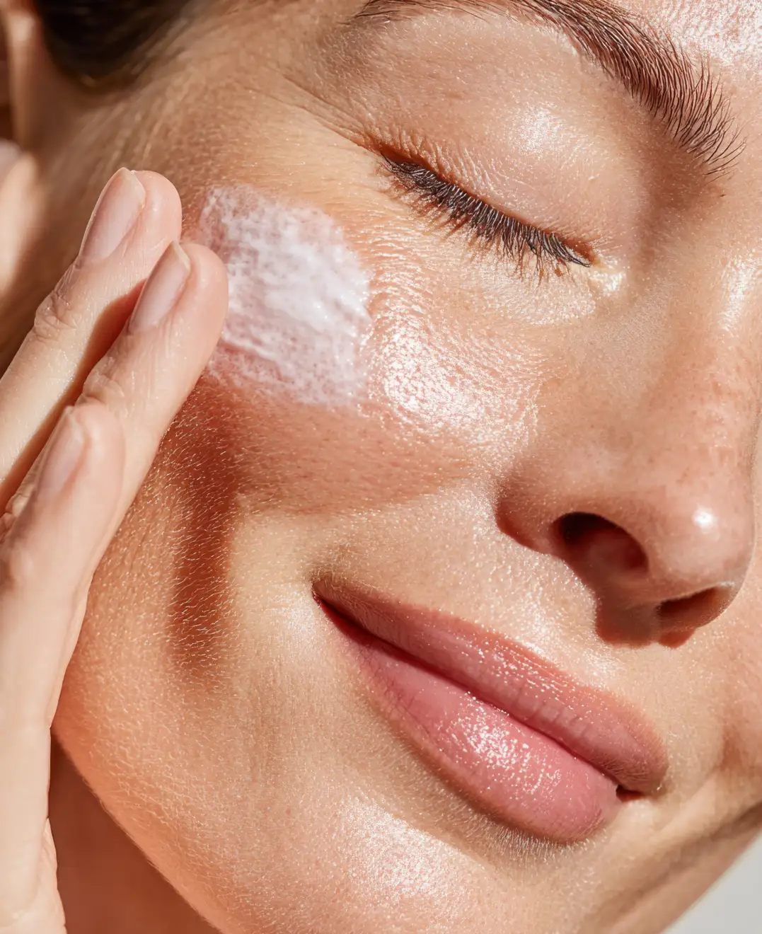 woman-applying-moisturizing-cream-face-beautiful-skin